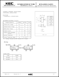 Click here to download KN4401S Datasheet