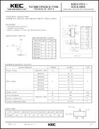 Click here to download KRA106S Datasheet
