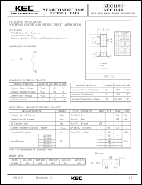 Click here to download KRC113S Datasheet