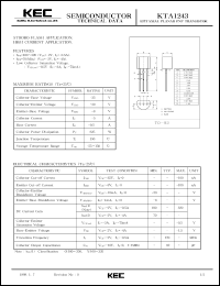 Click here to download KTA1243 Datasheet