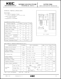 Click here to download KTB1366 Datasheet