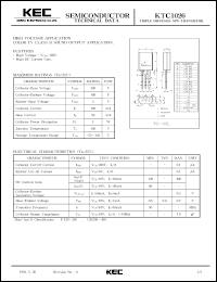 Click here to download KTC1026 Datasheet