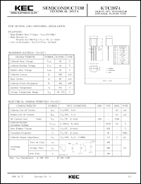 Click here to download KTC2874 Datasheet