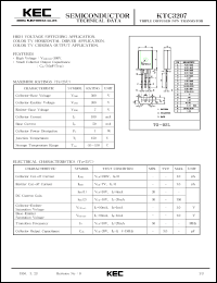 Click here to download KTC3207 Datasheet