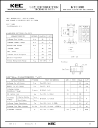 Click here to download KTC3881 Datasheet