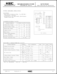 Click here to download KTC5242 Datasheet