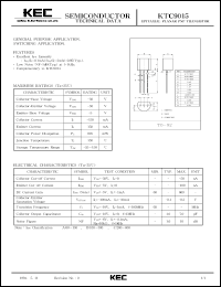 Click here to download KTC9015 Datasheet