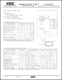 Click here to download KTD1003 Datasheet