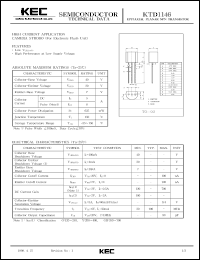 Click here to download KTD1146 Datasheet
