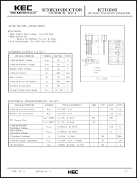 Click here to download KTD1303 Datasheet