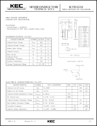 Click here to download KTD1510 Datasheet