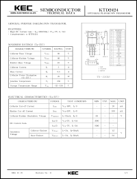 Click here to download KTD2424 Datasheet