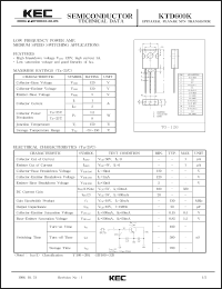 Click here to download KTD600 Datasheet