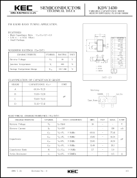 Click here to download KDV1430A Datasheet