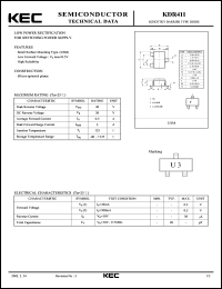 Click here to download KDR411 Datasheet