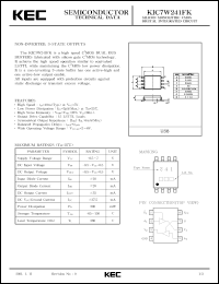 Click here to download KIC7W241FK Datasheet