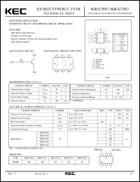 Click here to download KRA730U Datasheet