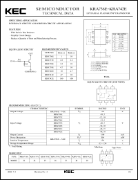 Click here to download KRA742E Datasheet