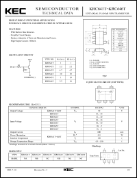 Click here to download KRC641T Datasheet