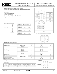 Click here to download KRC843T Datasheet