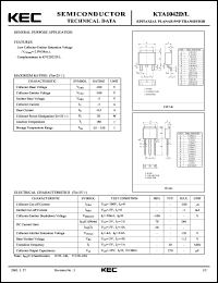 Click here to download KTA1042D Datasheet
