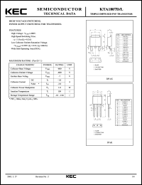 Click here to download KTA1807L Datasheet