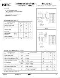 Click here to download KTA1834D Datasheet