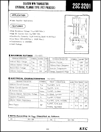 Click here to download 2SC3201 Datasheet