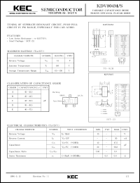 Click here to download KDV804 Datasheet