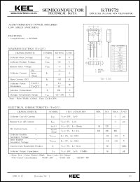 Click here to download B772 Datasheet