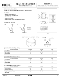 Click here to download KRX101 Datasheet