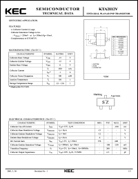 Click here to download KTA2012 Datasheet