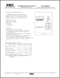 Click here to download KIA6030 Datasheet