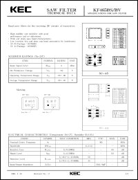 Click here to download KKF465BV Datasheet