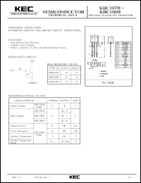 Click here to download KRC107M Datasheet