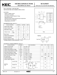 Click here to download KTA1541T Datasheet
