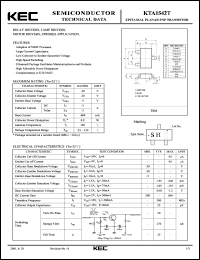 Click here to download KTA1542T Datasheet