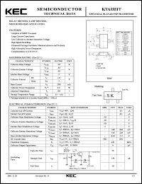 Click here to download KTA1551T Datasheet