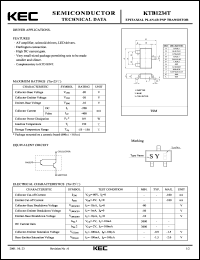 Click here to download KTB1234T Datasheet