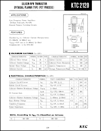 Click here to download KTC2120 Datasheet