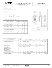 Click here to download KTD1028V Datasheet