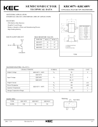 Click here to download KRC407V Datasheet