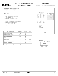 Click here to download 2N3904E Datasheet
