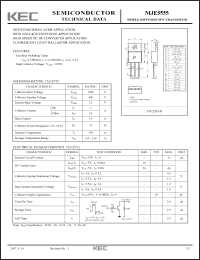 Click here to download MJE5555 Datasheet