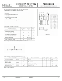 Click here to download MBR10200CT Datasheet