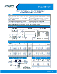 Click here to download T419D105J020RC4250 Datasheet
