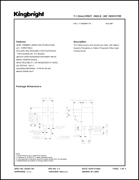 Click here to download L-710A8RS/1YD Datasheet