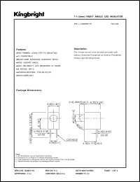 Click here to download L-710A8CB/1YD Datasheet