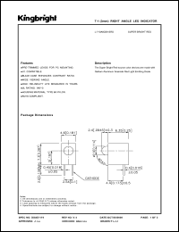 Click here to download L-710A8CB/1SRD Datasheet