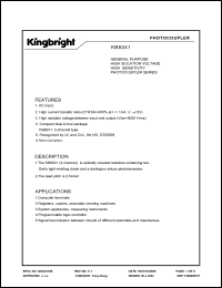 Click here to download KB8241 Datasheet